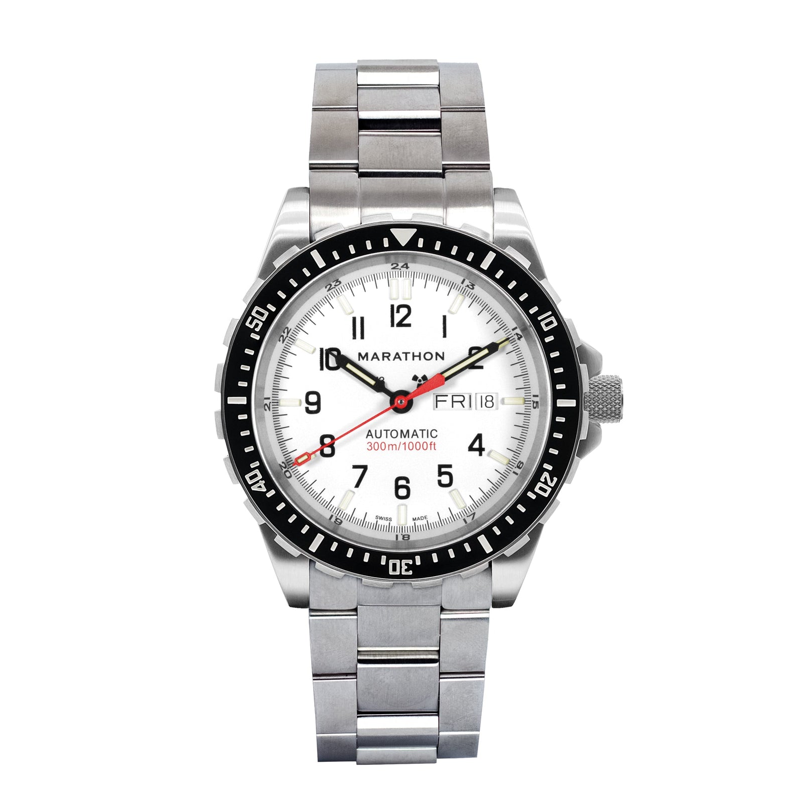 Marathon Watch 46mm Arctic Edition Jumbo Day/Date Automatic (JDD) with