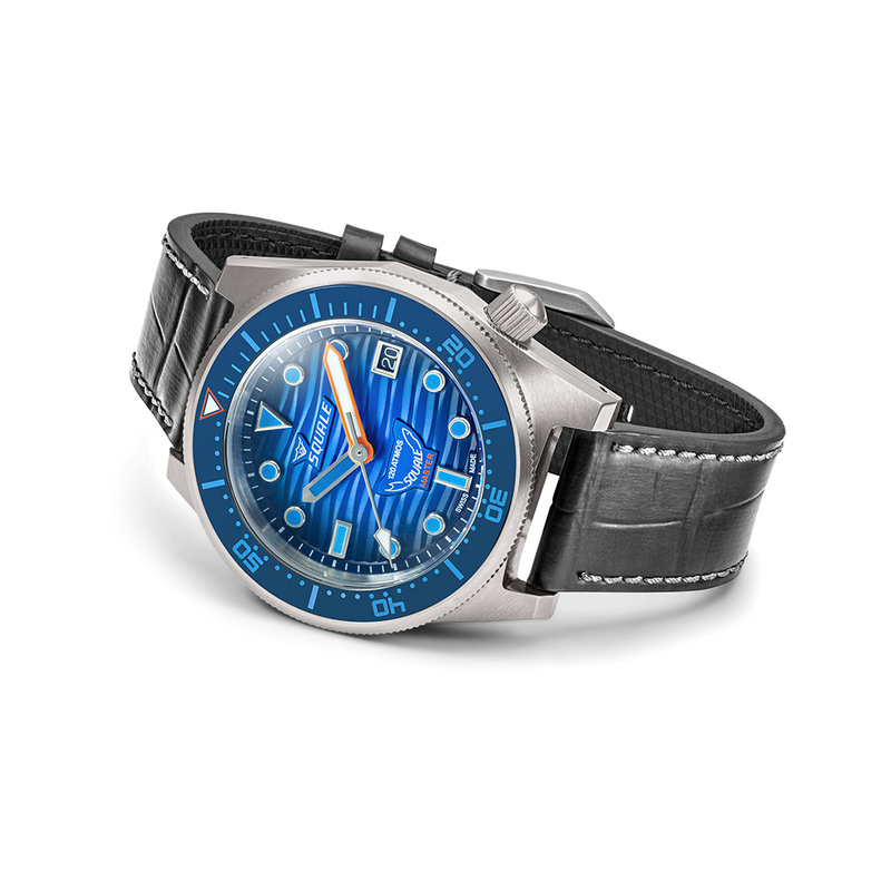 Squale Master Grand Bleu Automatic Titanium Watch MASTIBLBL.RAL