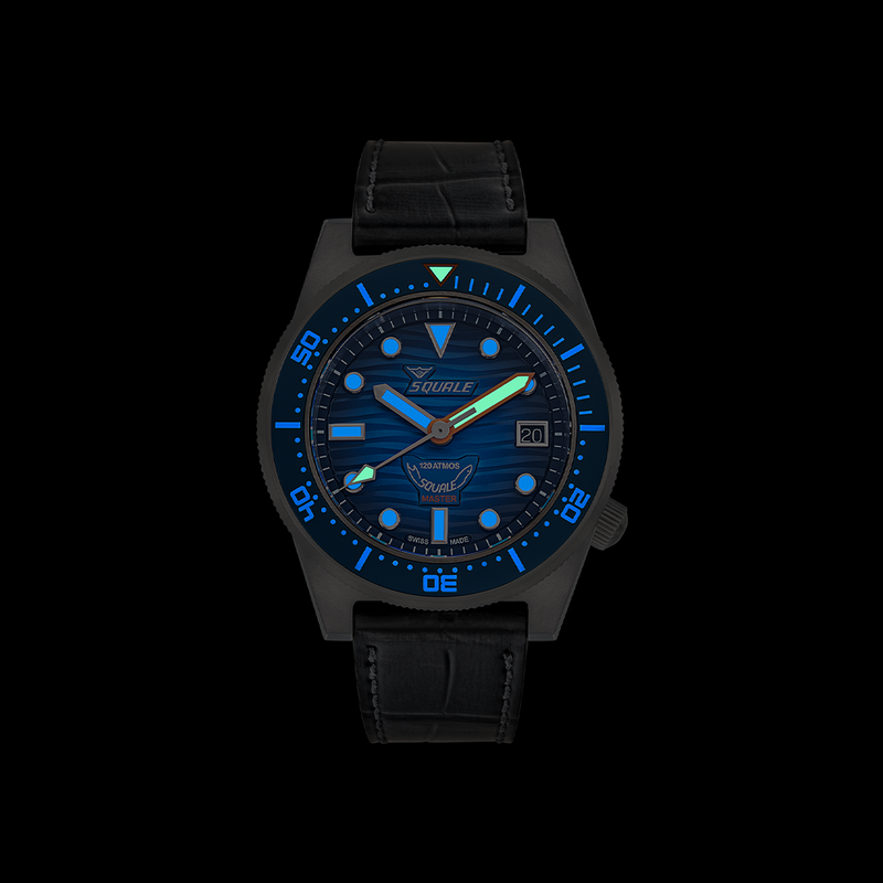 Squale Master Grand Bleu Automatic Titanium Watch MASTIBLBL.RAL