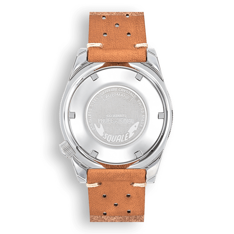 Squale Matic Light Blue Leather Automatic Steel Watch MATICXSE.PTC