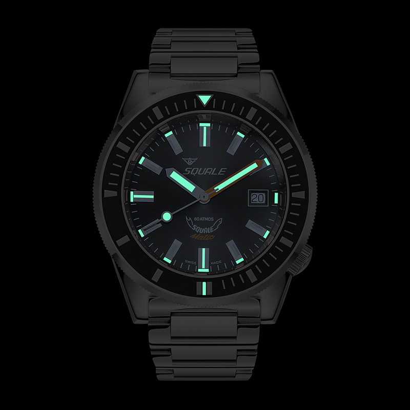 Squale Matic Grey Automatic Steel Watch MATICXSA.SQ22L