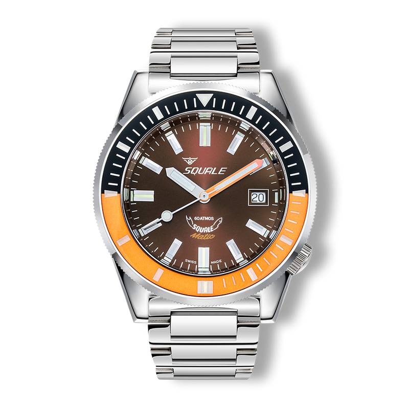 Squale Matic Chocolate Automatic Steel Watch MATICXSD.SQ22L