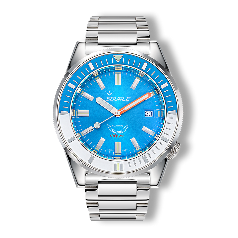 Squale Matic Light Blue Automatic Steel Watch MATICXSE.SQ22L