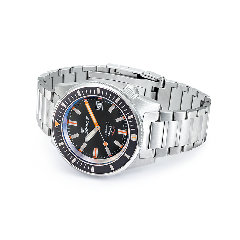 Squale Matic Satin Black Automatic Steel Watch MATICXSG.SQ22B