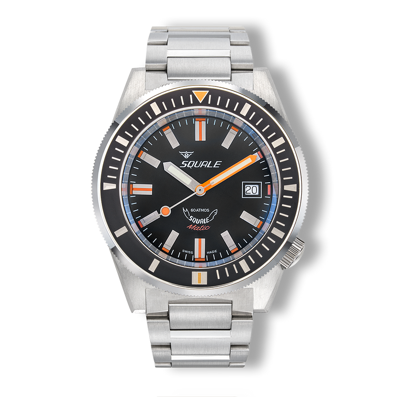 Squale Matic Satin Black Automatic Steel Watch MATICXSG.SQ22B