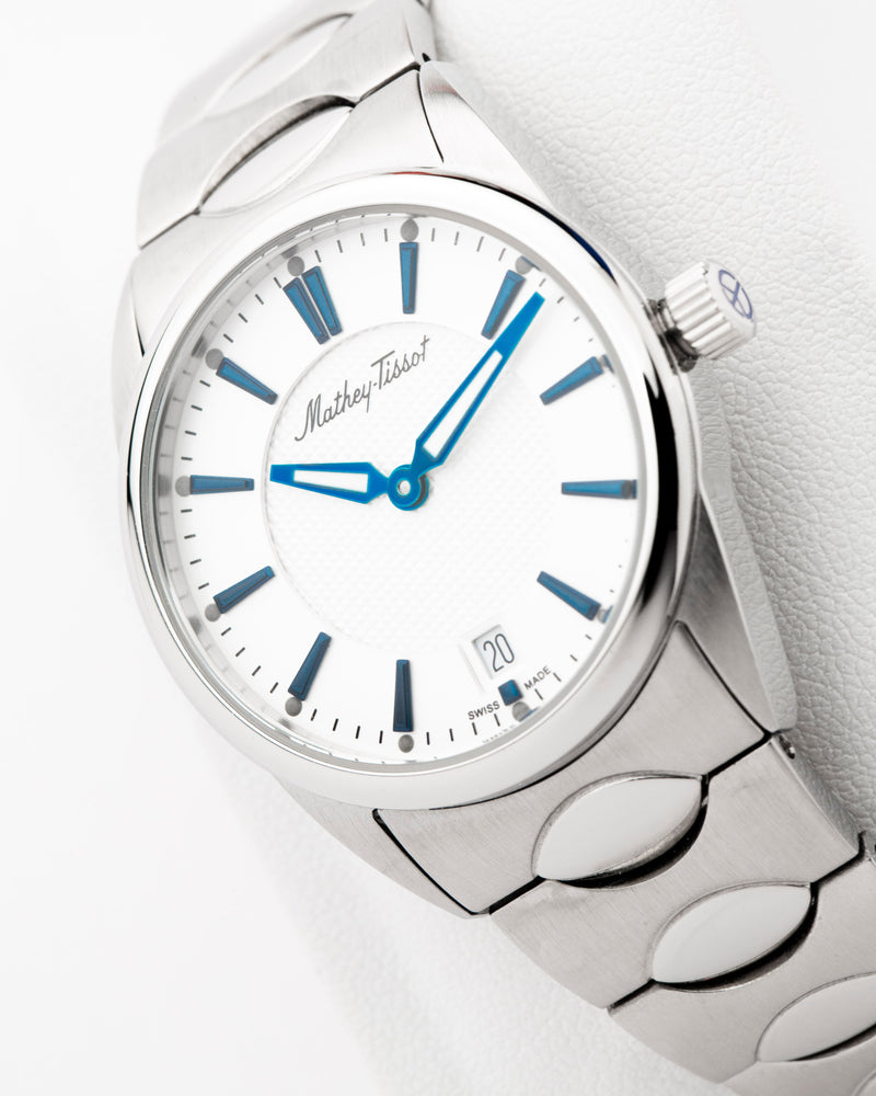 Mathey-Tissot Anaconda Stainless Steel & White Dial D791AI