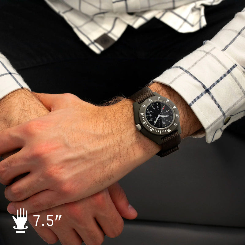 Marathon Watch 41mm Sage Green Pilot's Navigator with Date