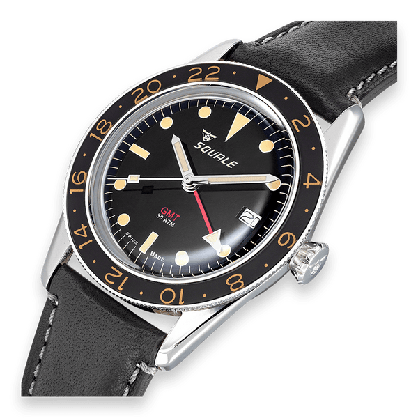 Squale Sub-39 GMT Vintage Automatic Steel Watch SUB-39GMTV.PN