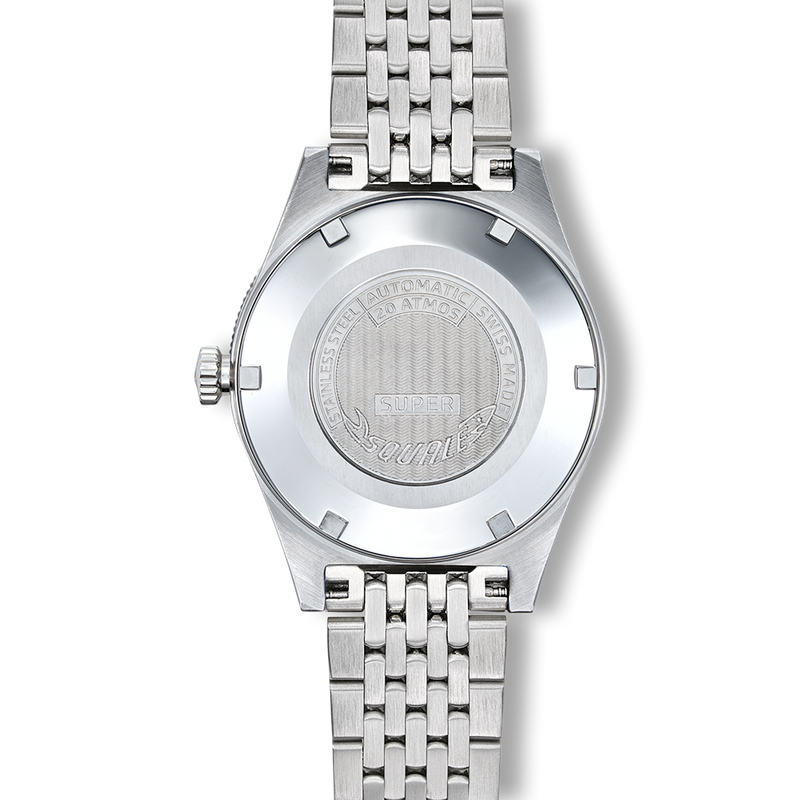 Squale Super-Squale Big Arrows Black Bracelet Automatic Steel Watch SUPERSSABK.AC