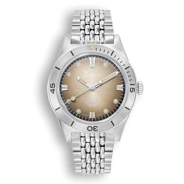 Squale Super-Squale Sunray Brown Bracelet Automatic Steel Watch SUPERSSBW.AC