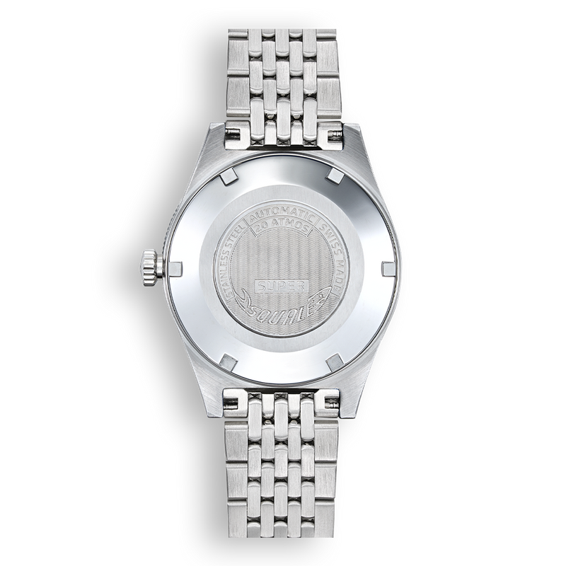 Squale Super Squale Sunray Grey Bracelet Automatic Steel Watch SUPERSSG.AC