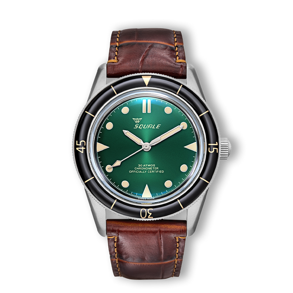 Squale Sub-39 Green COSC Certified Automatic Steel Watch SUB-39COMI