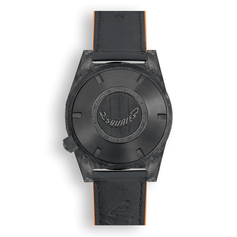 Squale T-183 Forged Carbon Orange Automatic Carbon Watch T183AFCOR.RLOR