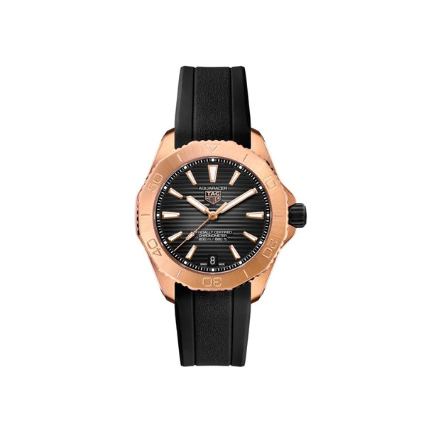Tag Heuer Aquaracer Professional 200 Rose Gold & Rubber WBP5150.FT6199