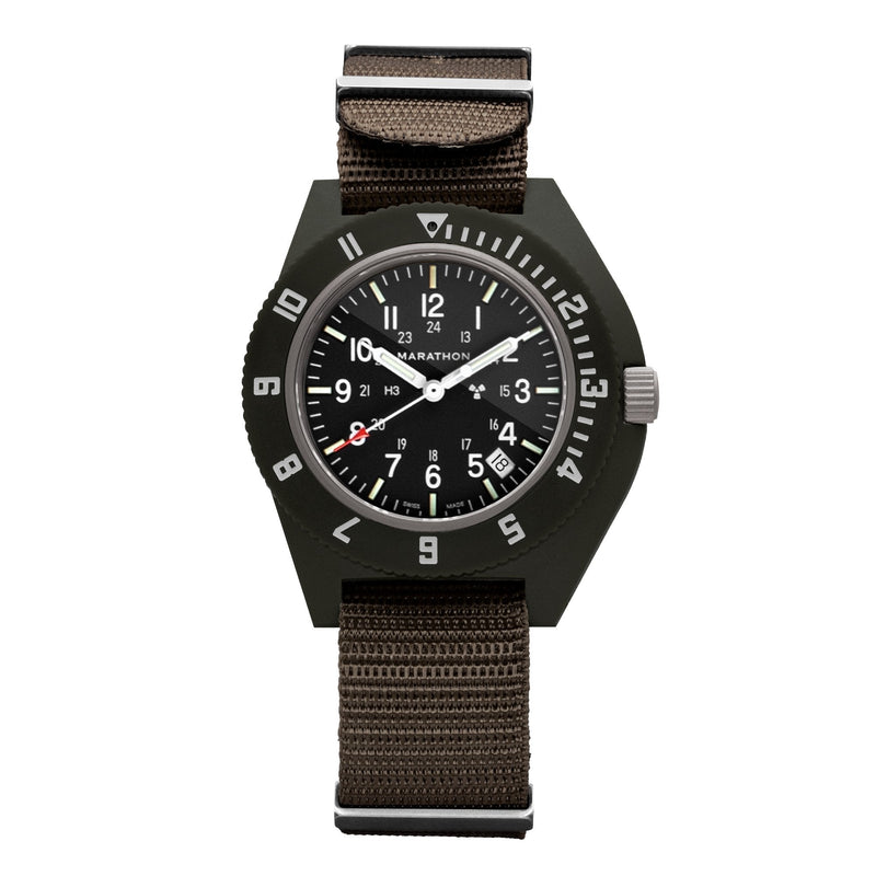 Marathon Watch 41mm Sage Green Pilot's Navigator with Date