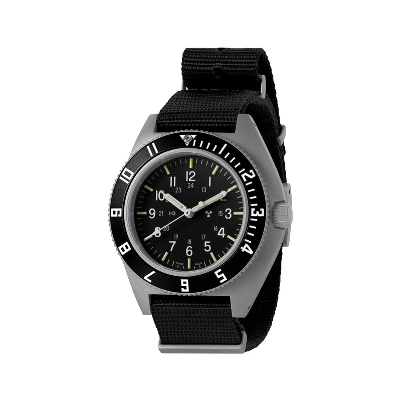 Marathon Watch 41mm Steel Navigator (SSNAV) on Nylon DEFSTAN