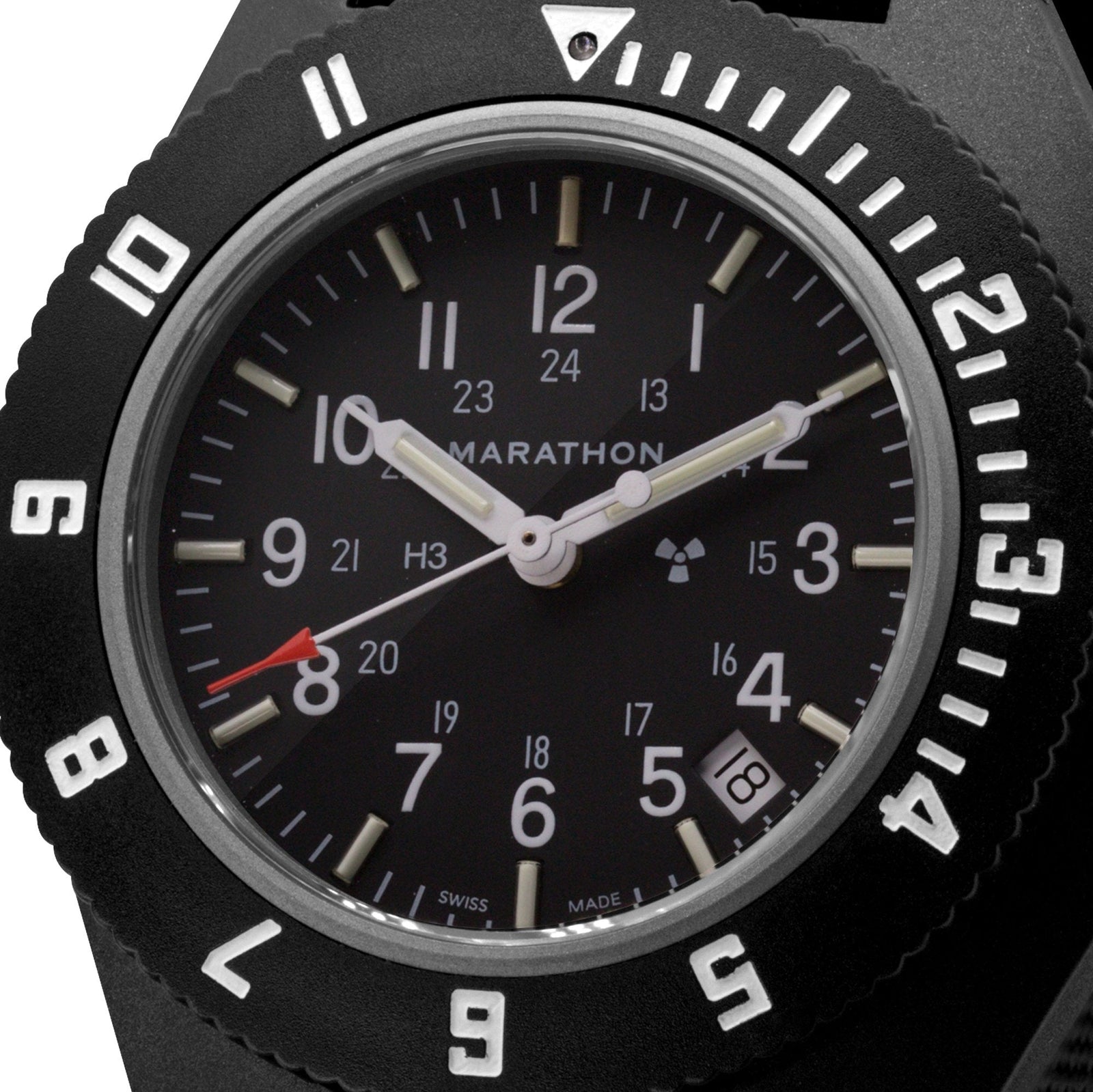 Marathon Watch 41mm Black Pilot's Navigator with Date