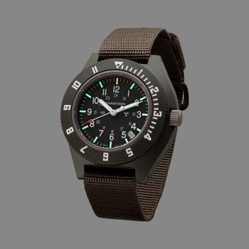 Marathon Watch 41mm Sage Green Pilot's Navigator with Date