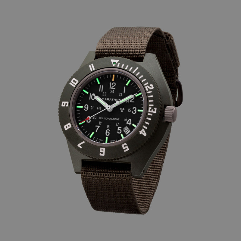 Marathon Watch 41mm Sage Green Pilot's Navigator with Date