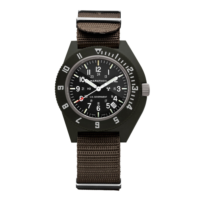 Marathon Watch 41mm Sage Green Pilot's Navigator with Date