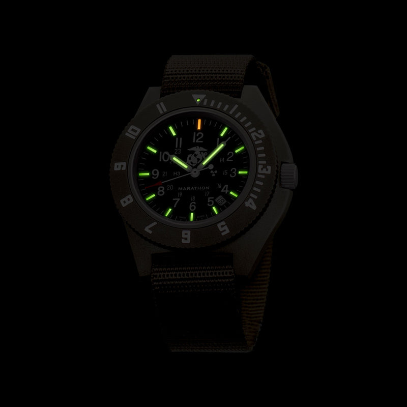 Marathon Watch 41mm Official USMC Sage Green Pilot's Marathon Watch 41mm Official USMC Sage Green Pilot's