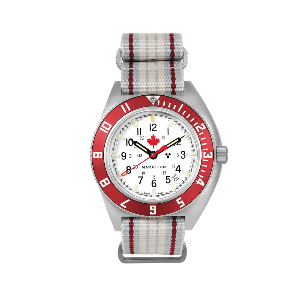 Marathon Watch 41mm Arctic ADANAC Steel Navigator w/ Date