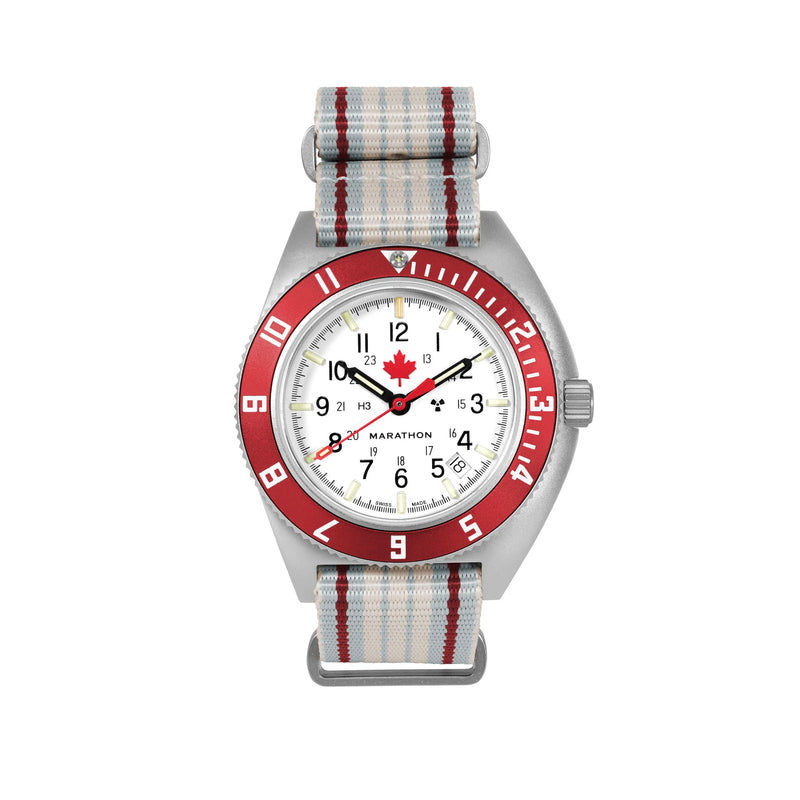 Marathon Watch 41mm Arctic ADANAC Steel Navigator w/ Date Automatic (SSNAV-D AUTO) - Canada
