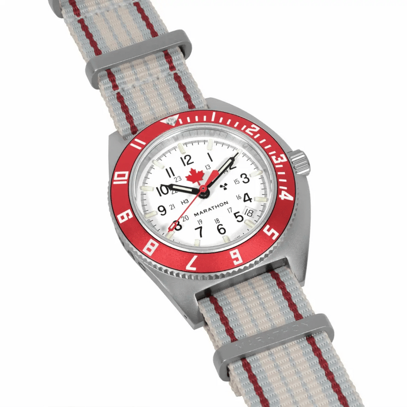 Marathon Watch 41mm Arctic ADANAC Steel Navigator w/ Date Automatic (SSNAV-D AUTO) - Canada
