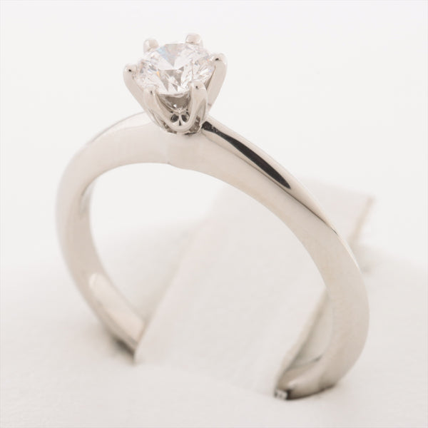 Tiffany Ring Diamond 0.28 ct Pt950 3.6g