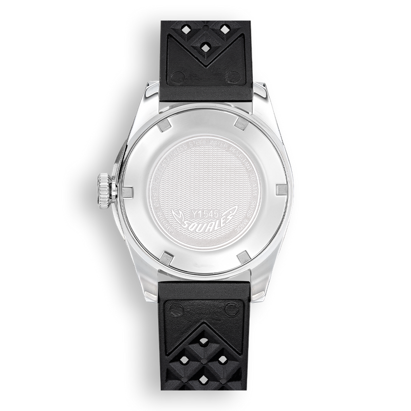 Squale 1545 Black Rubber Automatic Steel Watch 1545BKBKC.HT