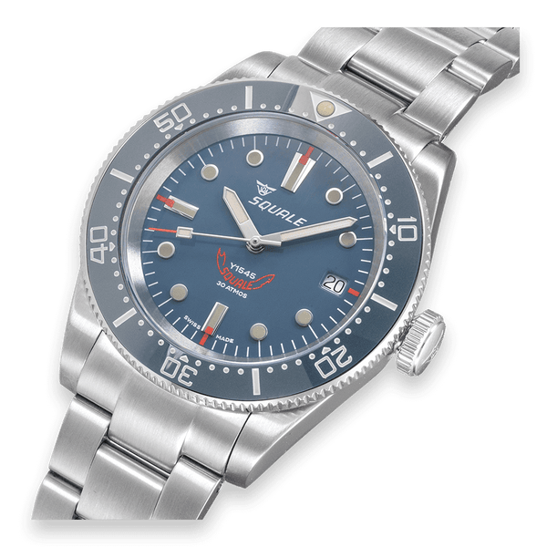 Squale 1545 Grey Bracelet Automatic Steel Watch 1545GG.AC