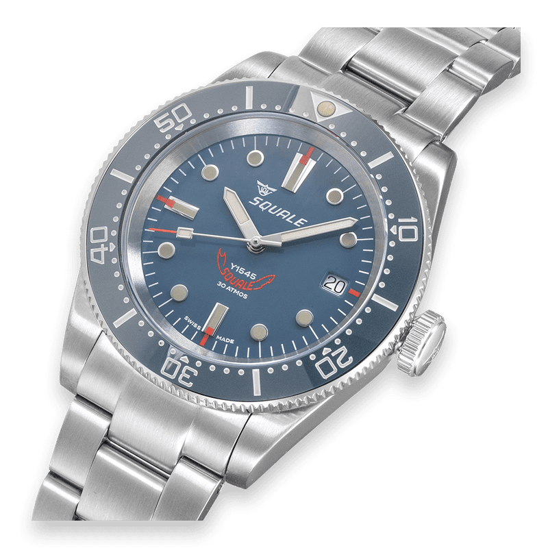 Squale 1545 Grey Bracelet Automatic Steel Watch 1545GG.AC