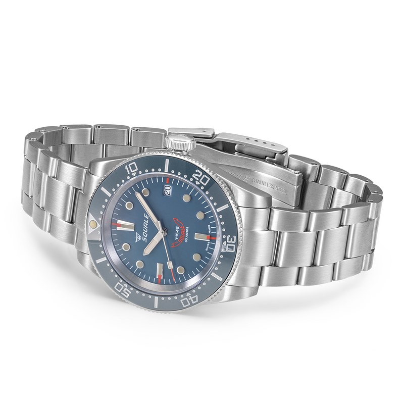 Squale 1545 Grey Bracelet Automatic Steel Watch 1545GG.AC