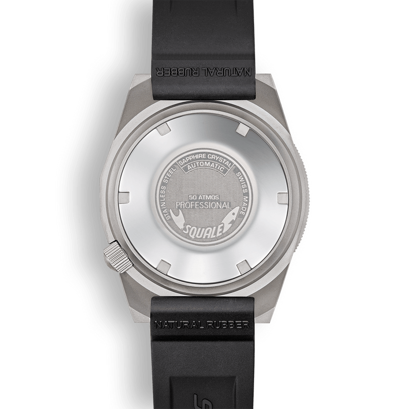 Squale 1521 Black Blasted Automatic Steel Watch 1521BKBL.VO