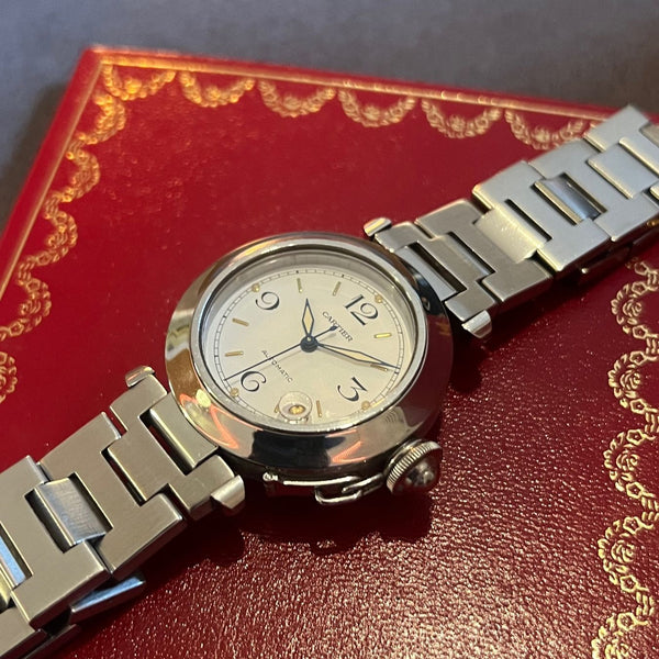 Cartier Pasha C 35 mm Full Set 1996 W31015M7