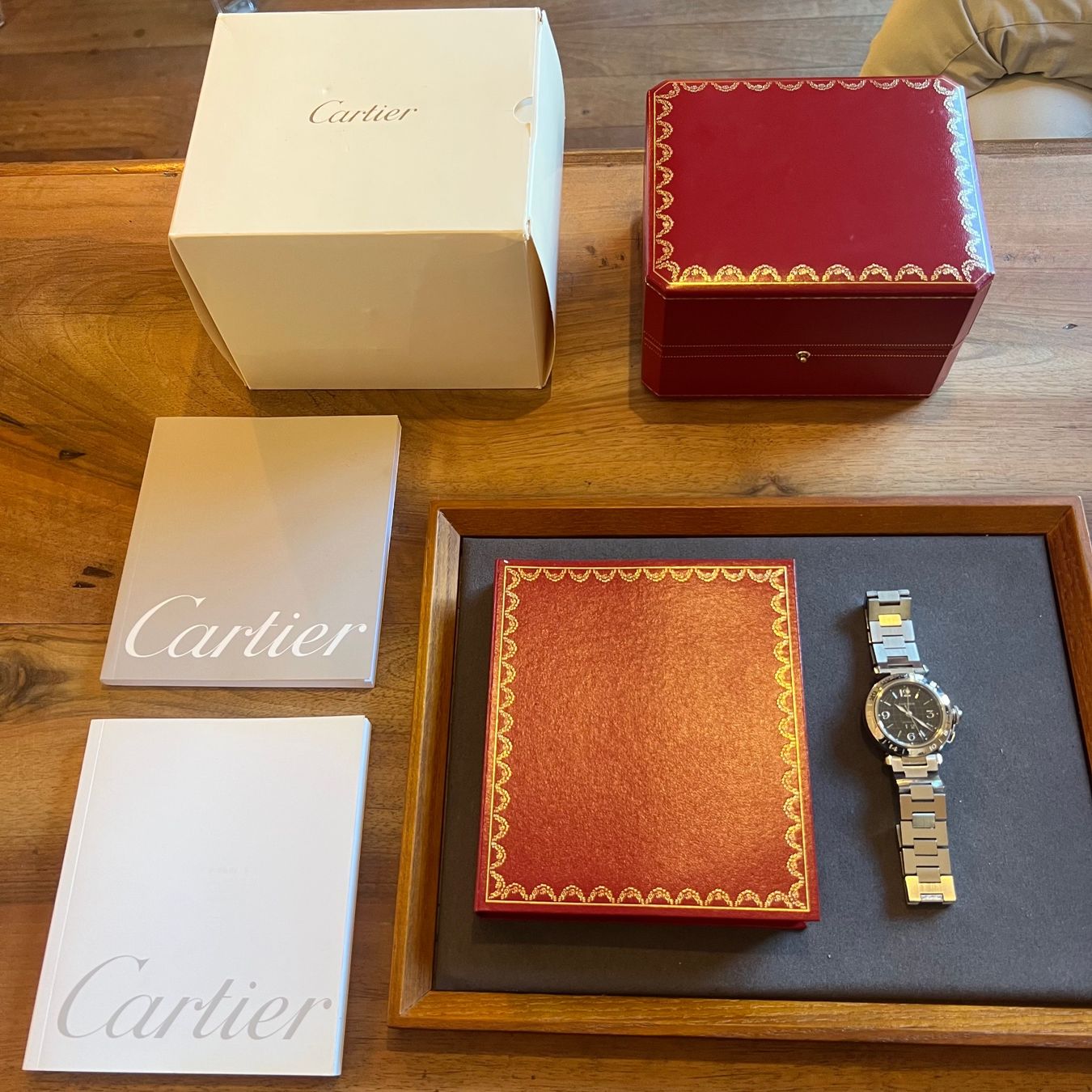 Cartier Pasha GMT Full Set 2550