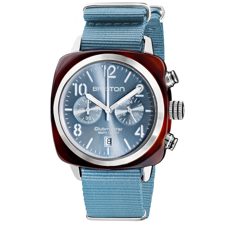 Briston Clubmaster Classic - Chrono - Ice Blue