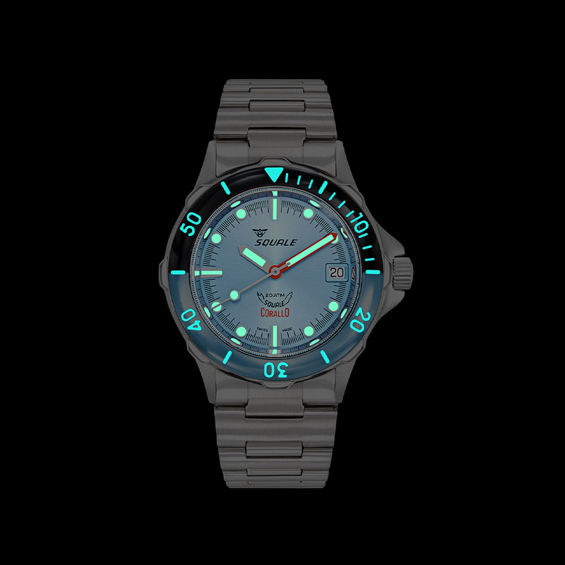 Squale Corallo NOS 2008 Sky Automatic Steel Watch CORALBICLB.AC