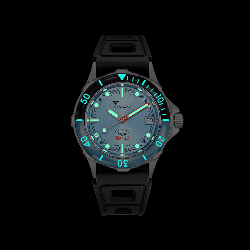 Squale Corallo NOS 2008 Sky Automatic Steel Watch CORALBICLB.AC