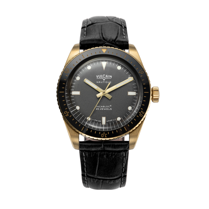 Vulcain Automatic Skindiver Nautique - Bronze & Gray
