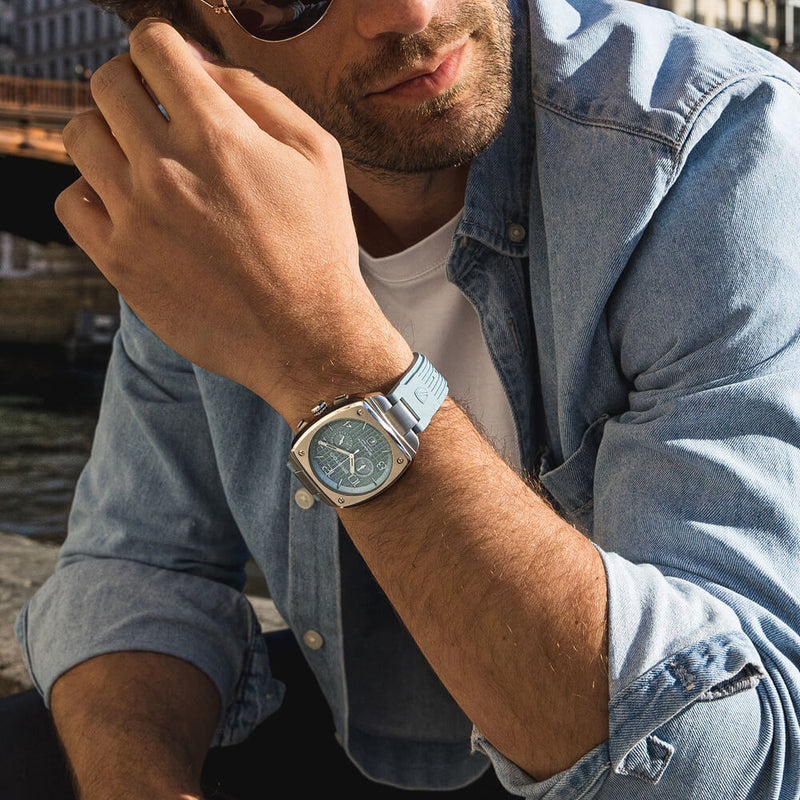 Briston Streamliner Urban - Chrono - Ice Blue