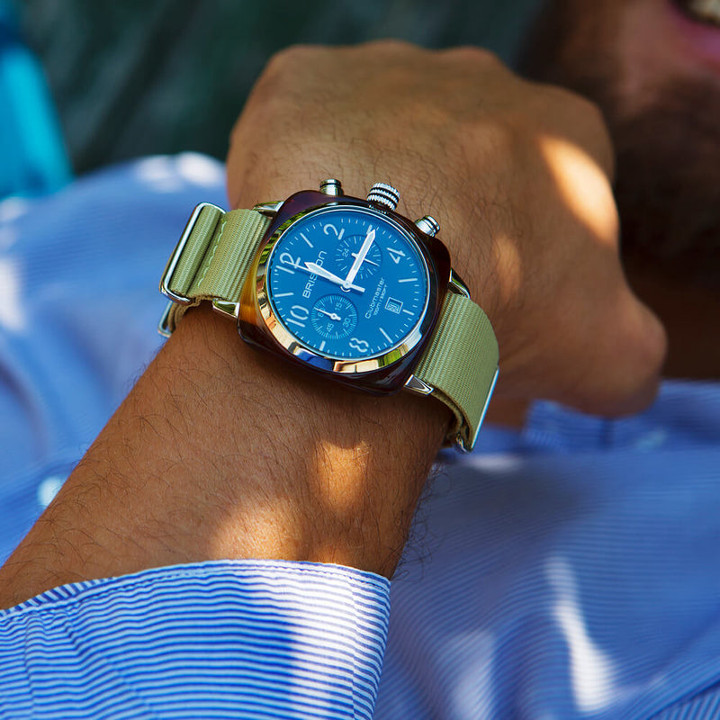 Briston Clubmaster Classic - Chrono - Black