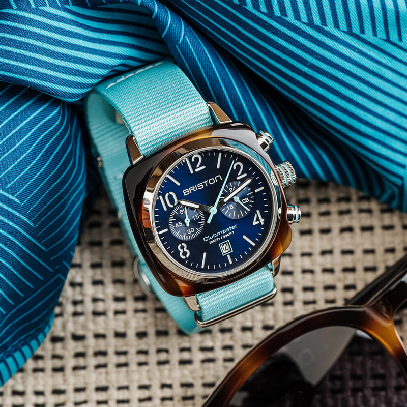 Briston Clubmaster Classic - Chrono - Summer Vibes - Blue