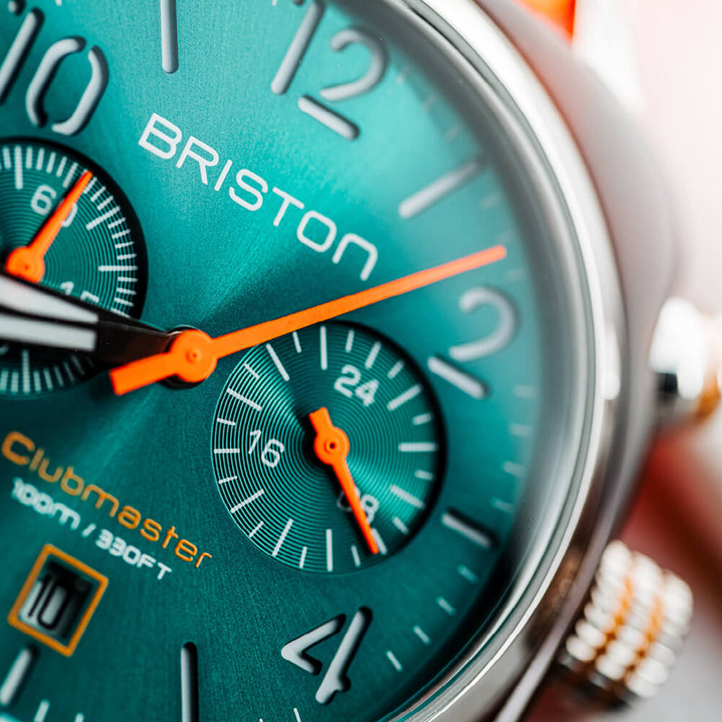 Briston Clubmaster Classic - Chrono - Summer Vibes - Orange