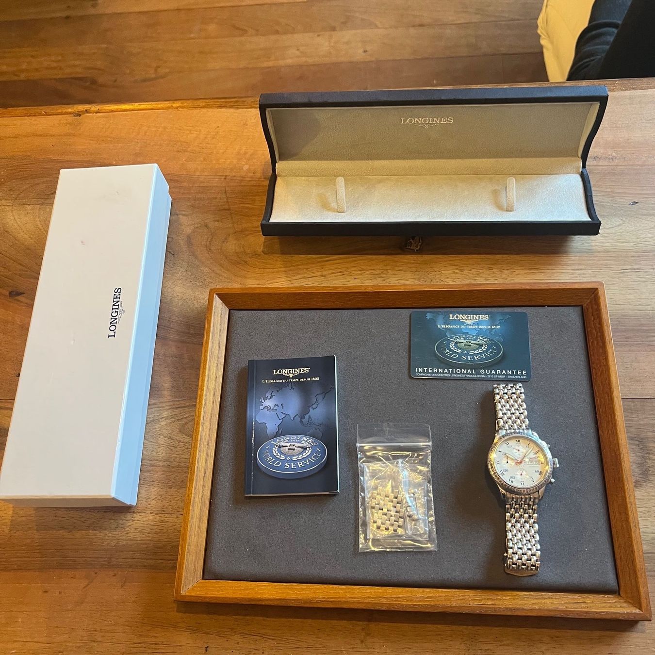 Longines Lindbergh Hour angle Full Set L2.618.4