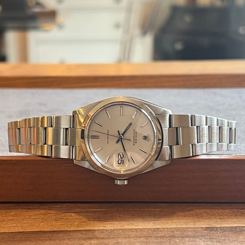 Rolex Oyster Date 6694 Silver Dial Year 1969