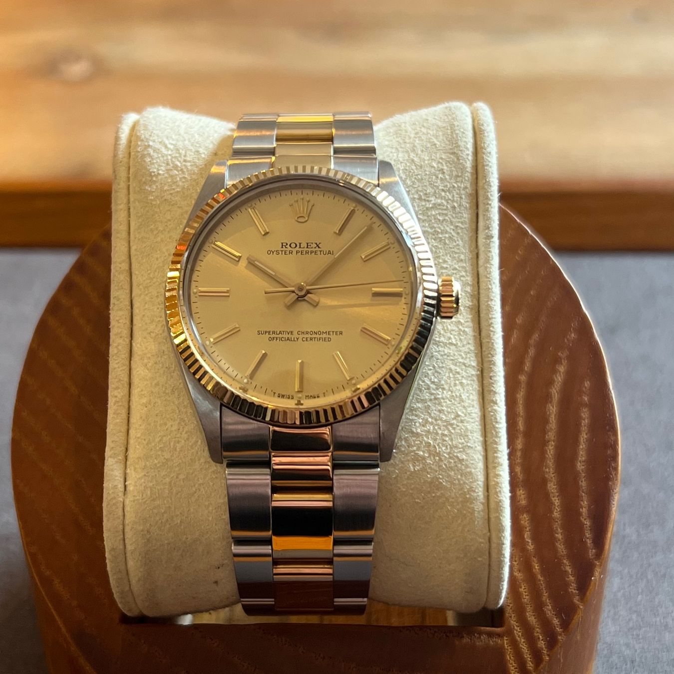 Rolex Oyster Perpetual Champagne 1005 Circa 1988