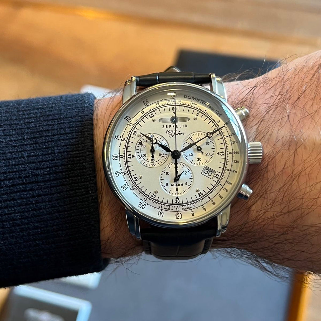 1961159-zeppelin Orologio da Uomo Cronografo al Quarzo con Cinturino in 1961159-zeppelin Orologio da Uomo Cronografo al Quarzo con Cinturino in