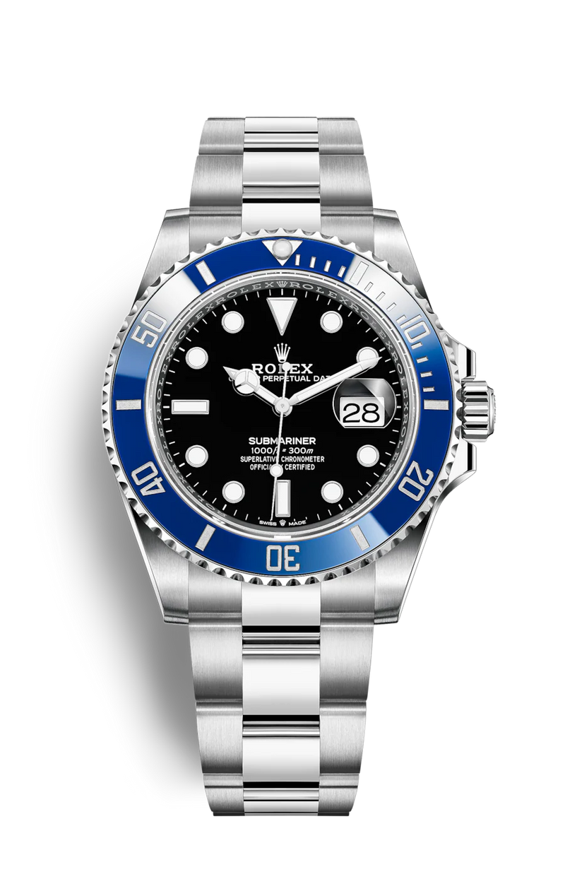 ROLEX Submariner Date White Gold Oyster Black Dial 126619LB