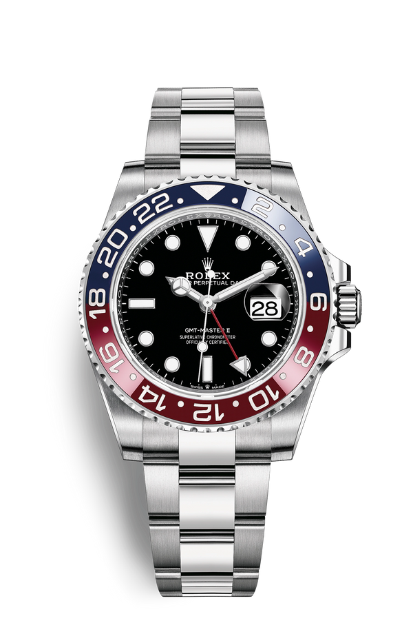 ROLEX GMT-MASTER II Oyster Red & Blue 126710BLRO